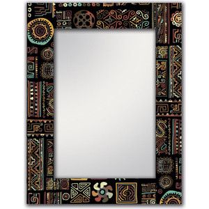 Настенное зеркало Дом Корлеоне Этнический микс 75x110 см
