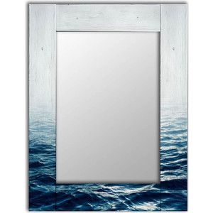 Настенное зеркало Дом Корлеоне Вода 90x90 см