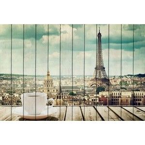 Картина на дереве Дом Корлеоне Утро в Париже 120x180 см