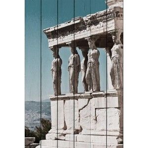 Картина на дереве Дом Корлеоне Акрополь Афины 60x90 см