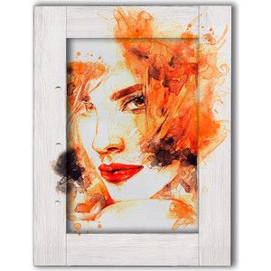 Картина с арт рамой Дом Корлеоне Девушка с рыжими волосами 70x90 см