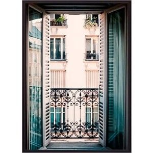Постер в рамке Дом Корлеоне Вид из окна Париж 21x30 см
