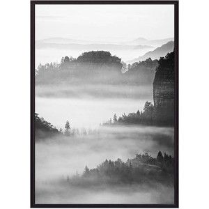 Постер в рамке Дом Корлеоне Горы в тумане 50x70 см