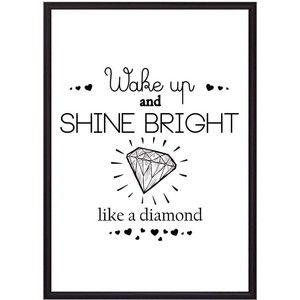 Постер в рамке Дом Корлеоне Shine bright! 50x70 см