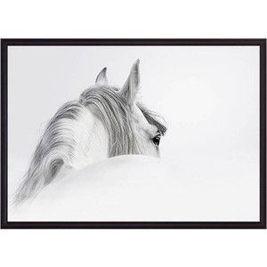 Постер в рамке Дом Корлеоне Белая лошадь 50x70 см