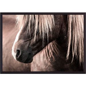 Постер в рамке Дом Корлеоне Скандинавская лошадь 21x30 см