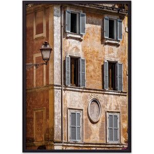 Постер в рамке Дом Корлеоне Старинная дверь Рим 40x60 см