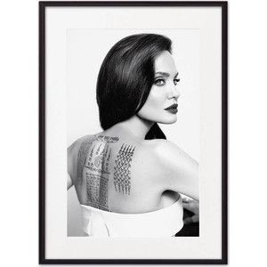 Постер в рамке Дом Корлеоне Анджелина Джоли 40x60 см