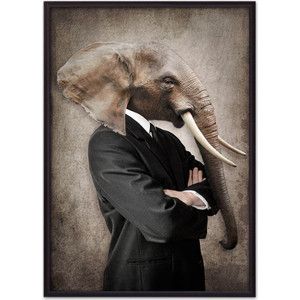 Постер в рамке Дом Корлеоне Человек-слон 30x40 см