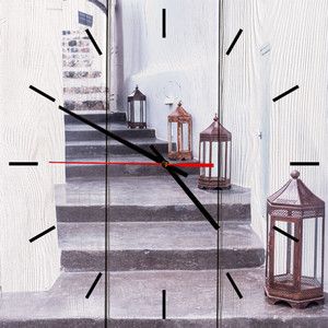 Настенные часы Дом Корлеоне Фонари 60x60 см