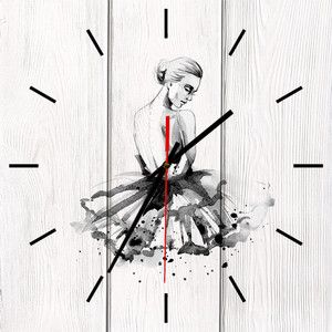 Настенные часы Дом Корлеоне Балерина 30x30 см
