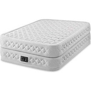 Надувная кровать Intex 64490 Supreme Air-Flow Bed 152х203х51 см встроенный насос 220V,