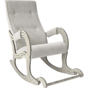 Кресло-качалка Мебель Импэкс Модель 707 дуб шампань/патина, ткань Verona light grey