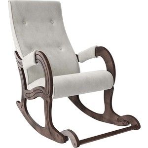 Кресло-качалка Мебель Импэкс Модель 707 орех антик, ткань Verona light grey