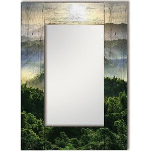 Настенное зеркало Дом Корлеоне Зеленая долина 80x80 см