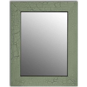 Настенное зеркало Дом Корлеоне Кракелюр Зеленый 55x55 см