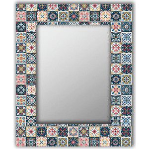 Настенное зеркало Дом Корлеоне Марокканская плитка 80x80 см
