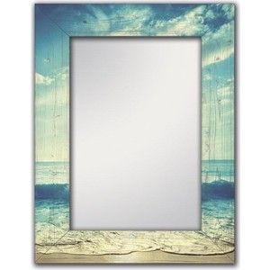 Настенное зеркало Дом Корлеоне Море 90x90 см