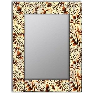 Настенное зеркало Дом Корлеоне Золотая роспись 55x55 см