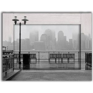 Картина с арт рамой Дом Корлеоне Нью-Йорк в тумане 60x80 см