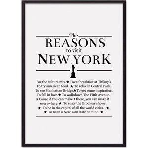 Постер в рамке Дом Корлеоне Знаковые места Нью-Йорк 21x30 см
