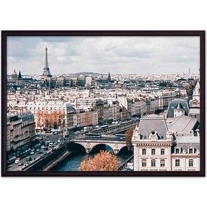 Постер в рамке Дом Корлеоне Панорама Парижа 40x60 см