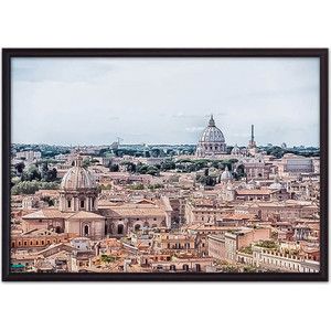 Постер в рамке Дом Корлеоне Панорама Рима 50x70 см