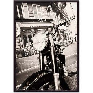 Постер в рамке Дом Корлеоне Мотоцикл винтаж 40x60 см