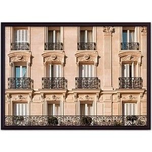 Постер в рамке Дом Корлеоне Окна Парижа 50x70 см