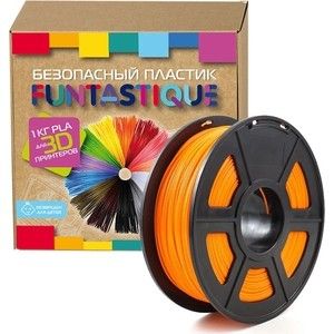 Пластик в катушке для 3D принтера Funtastique PLA-1KG-OR оранжевый