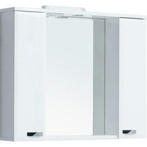 Зеркальный шкаф Sanstar Cristal 100 белый (88.1-2.5.1.)