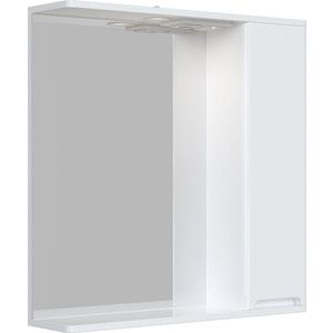 Зеркальный шкаф Sanstar Адель 70 П белый (175.1-2.4.1.)
