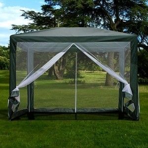 Садовый шатер с сеткой Afina garden AFM-1061NA green