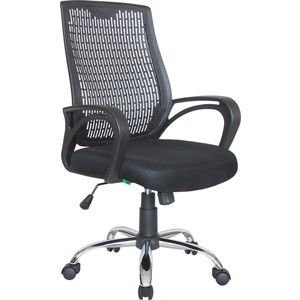 Кресло Riva Chair RCH 8081 черный/черный пластик (SW-01)