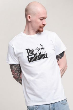 Футболка URBAN CLASSICS Godfather Logo Tee (White, S)