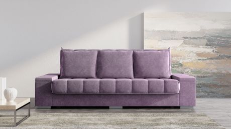 Прямой диван Askona ORION Casanova lilac 140x200