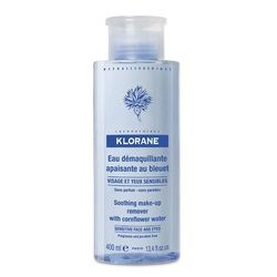 Klorane - Очищающая вода для лица и глаз с экстрактом василька 400 мл
