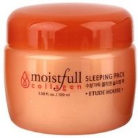 Etude House Moistfull Collagen Sleeping Pack - Маска для лица ночная с коллагеном, 100 мл