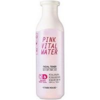 Etude House Pink Vital Water Toner - Тонер для лица с экстрактом персика, 180 мл