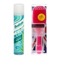 Batiste Fragrance - Набор: Сухой шампунь, 200 мл + Расческа Popping Pink, 1 шт