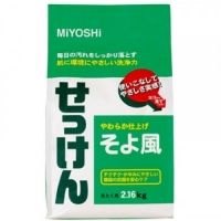 Miyoshi - Порошковое мыло для стирки на основе натуральных компонентов, с ароматом цветочного букета, 2160 г