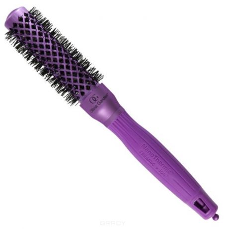 Olivia Garden, Термобрашинг для укладки волос керамика + ион NanoThermic Violet (4 вида), 1 шт, 54 мм