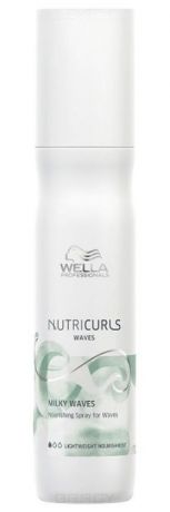 Wella, Несмываемое молочко-спрей для создания послушных и мягких локонов Nutricurls Milky Waves Nourishing Spray, 150 мл