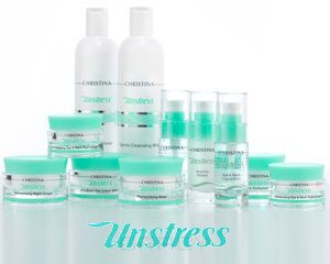 Christina, Профессиональный набор для лица на 1 процедуру Unstress Professional Kit (8 продуктов)