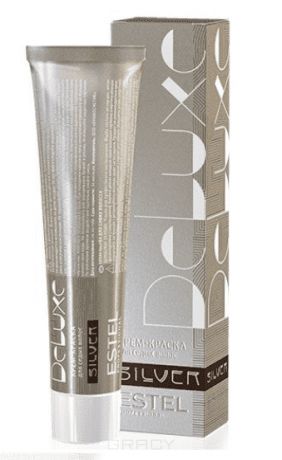 Estel, De Luxe Стойкая крем-краска для волос серии Эстель Silver, 60 мл (60 оттенков) 6/7 Темно-русый коричневый