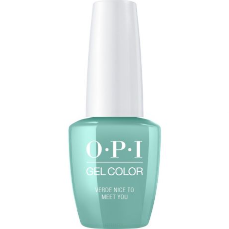 OPI, Гель-лак GelColor, 15 мл (259 цветов) Verde Nice to Meet You / Mexico City