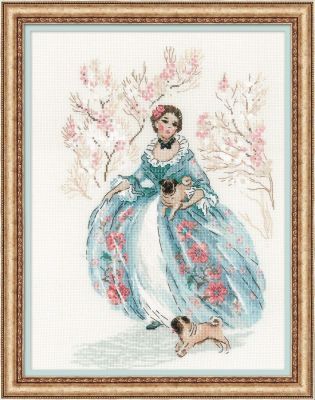 Набор для вышивания Риолис (Сотвори Сама) 1723 "Рококо. Прогулка"