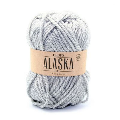 Пряжа DROPS Пряжа DROPS Alaska Цвет.03m Light grey/св.серый
