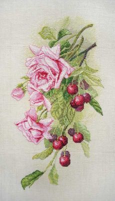 Набор для вышивания Марья искусница 06.002.44 Розы и вишня