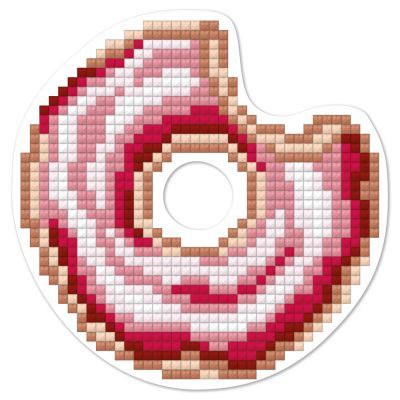 Алмазная мозаика ФРЕЯ ALVM-008 Кристальная мозаика (алмазная вышивка) магнит "Пончик"